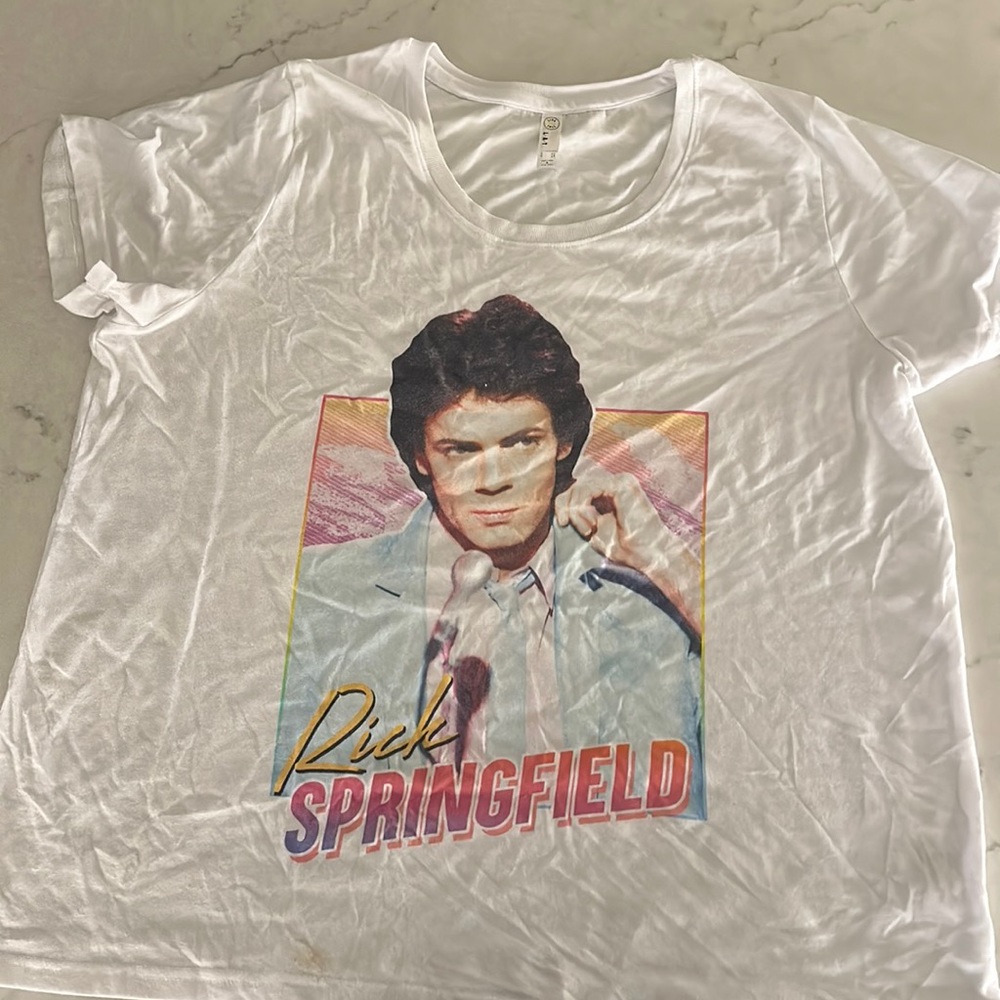 Women's Rick Springfield t shirt